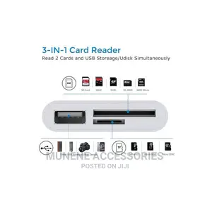 USB C Type C Micro SD TF Card Reader Adapter, 3 in 1 USB C