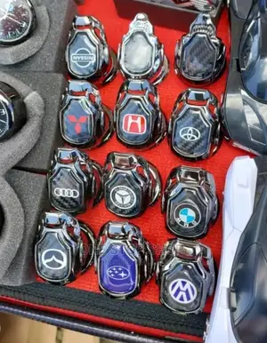 Different Car Models Metallic Keyless Push Button Cover