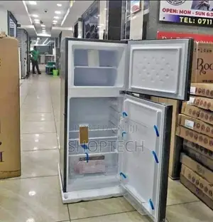 Roch 2doors 128L Silver Fridge