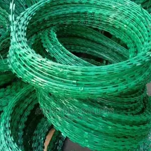 Green Coated Quality Razor Wire