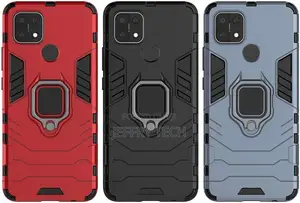 Beyondtop Case for Oppo A15 Metal Ring Support [Compatible M