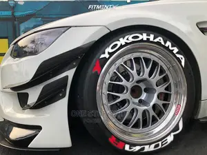 8pcs Tire Stickers Labelled Yokohama