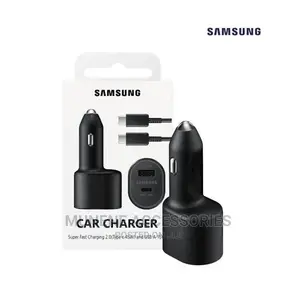 Samsung Super Fast Dual Car Charger (45W+15W) Two Port Pd