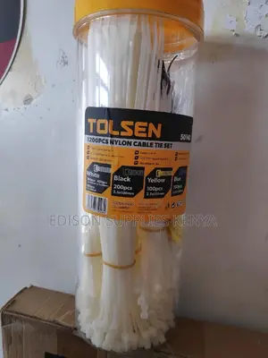 Tolsen Cable Ties Nylon Cable Zip Tie 1200pcs Assorted