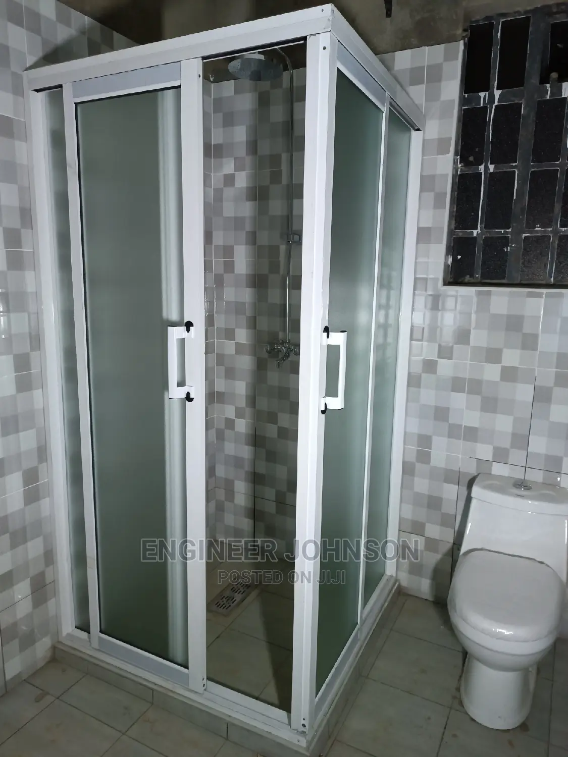 Corner L-shape Shower Cubicle
