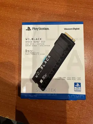 WD-BL.ACK SSD 1TB Game Drive + Heat Sink for Ps5