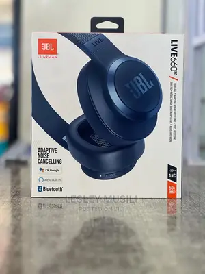 Jbl Live 660NC Wireless Headphones (Blue)