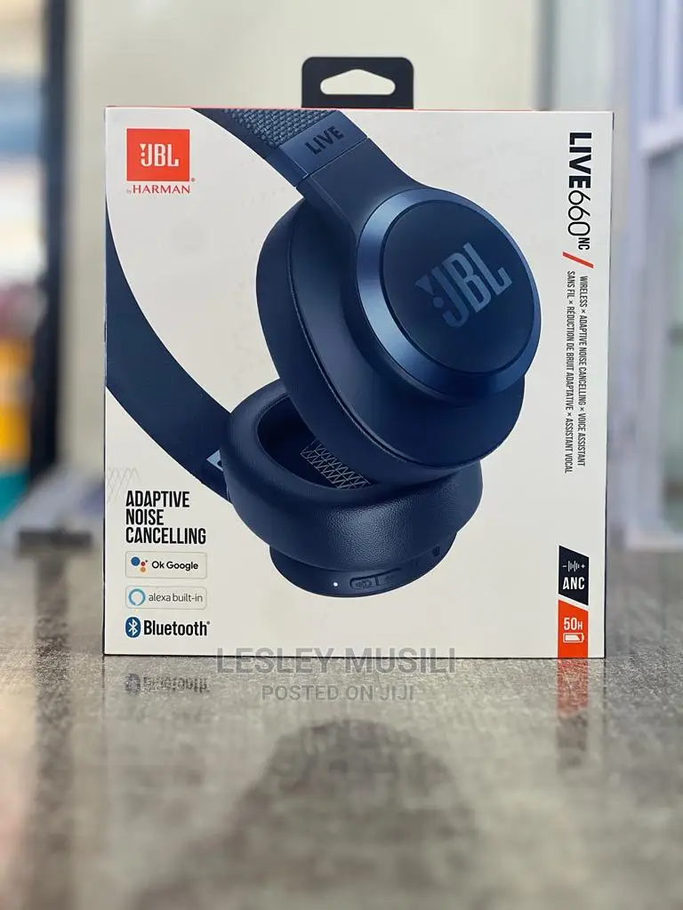 Jbl Live 660NC Wireless Headphones (Blue)