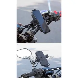 Motorcycle Phone Bracket Mount With Charging Usb Port