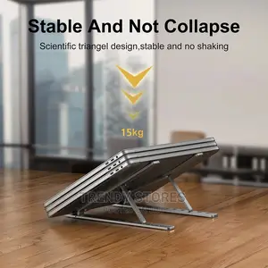 Alluminium Laptop Stand Multi-Angle Adjustable Design