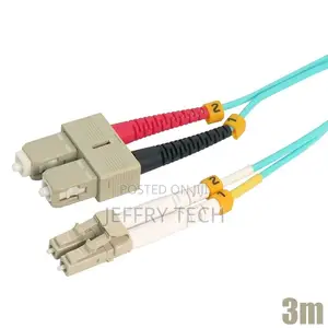 3M LC UPC To SC UPC Duplex 50/125 Multi Mode Fiber Optic Opt