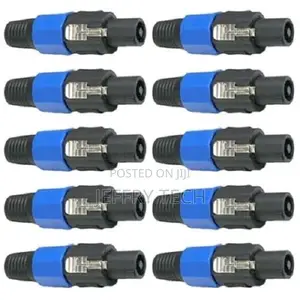 10x 4 Pole Speakon Male Connector Head Line Plug Audio Speak
