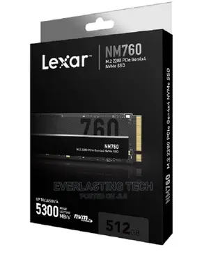 Lexar Lnm760 Internal SSD M.2 Nvme 2280 - 512gb
