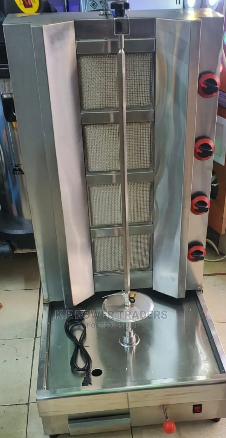 4 Burner Shawarma Machine