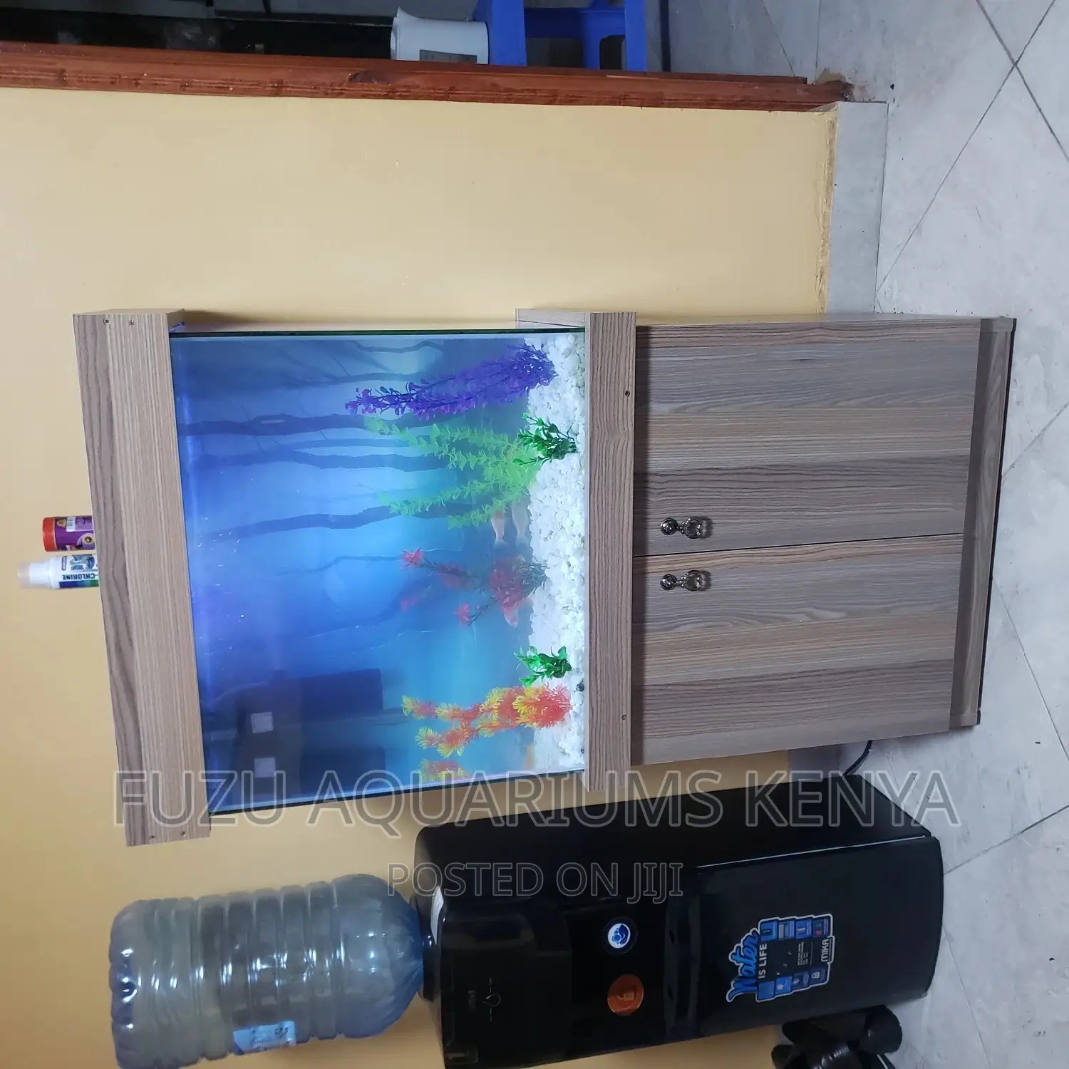 Stand and Aquarium