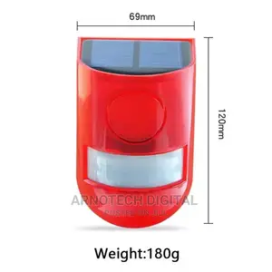 Duo Solar/Usb Charging Motion Sensor Alarm