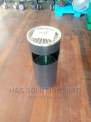 Stainless Steel Ash Tray and Cigarette Bin