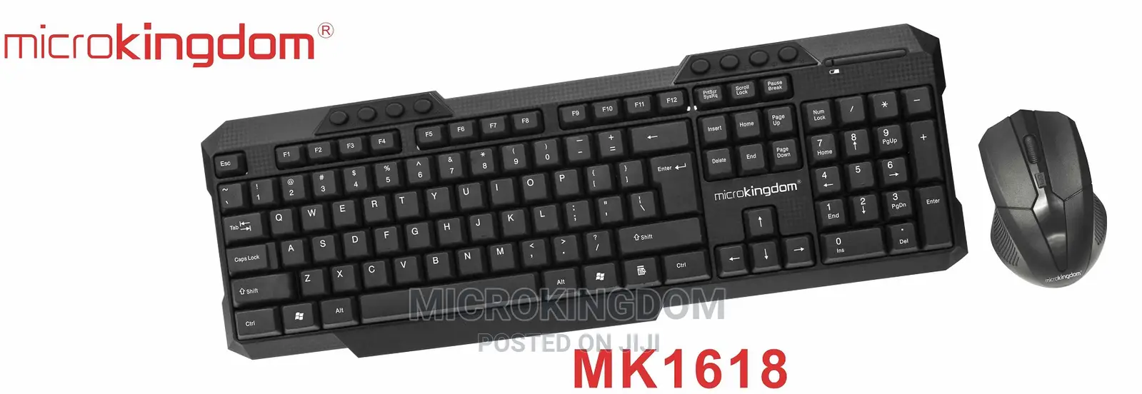 Multimedia Wireless Keyboard and Mouse