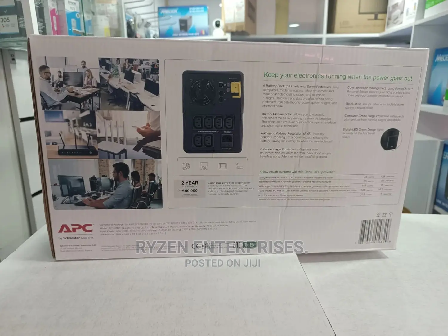 Apc 1.6kva 1600va Power Back Up
