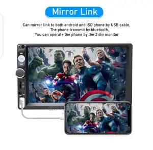 Quality TOUCHSCREEN CAR RADIO Video Player + Reverse Camera