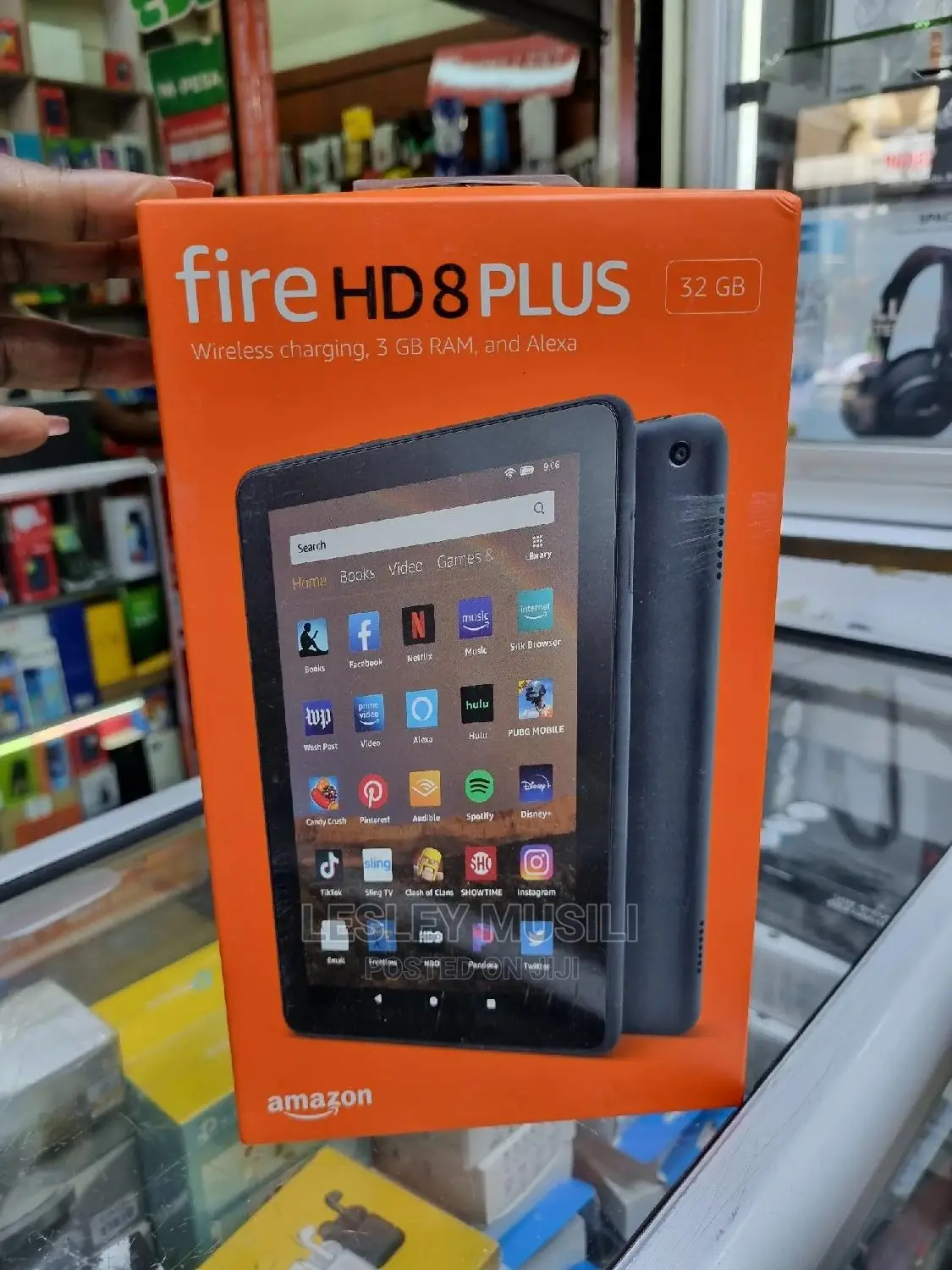 New Amazon Fire HD 8 Plus (2020) 32 GB Black