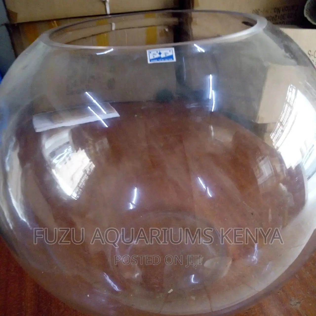 Large Emptying Fish Bowl