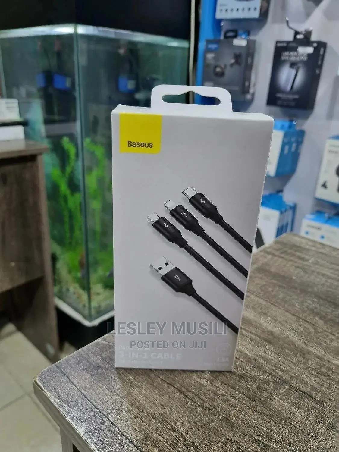 Baseus 3 in 1 Charging Cable.(iPhone,Micro and Type C)