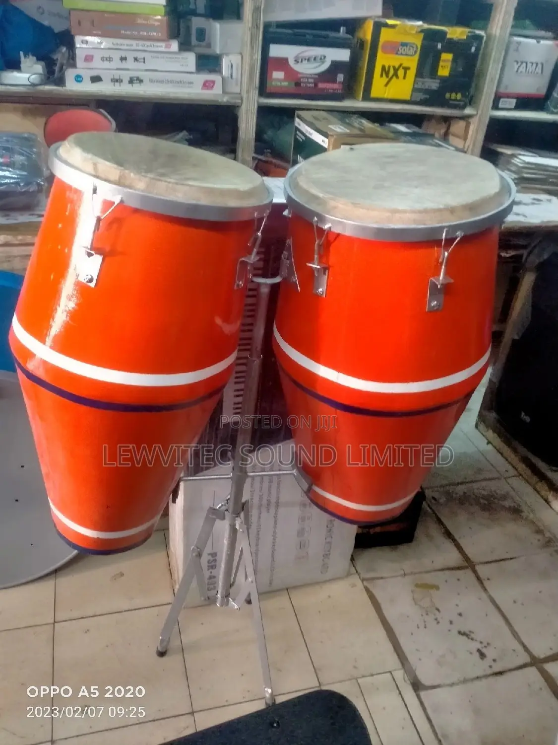 Orange Conga Drums