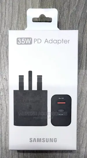 Samsung 35W Duo Fast Charger USB C Pd Cable for S22 S21