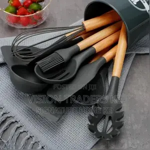 Grey Silicone Spoon