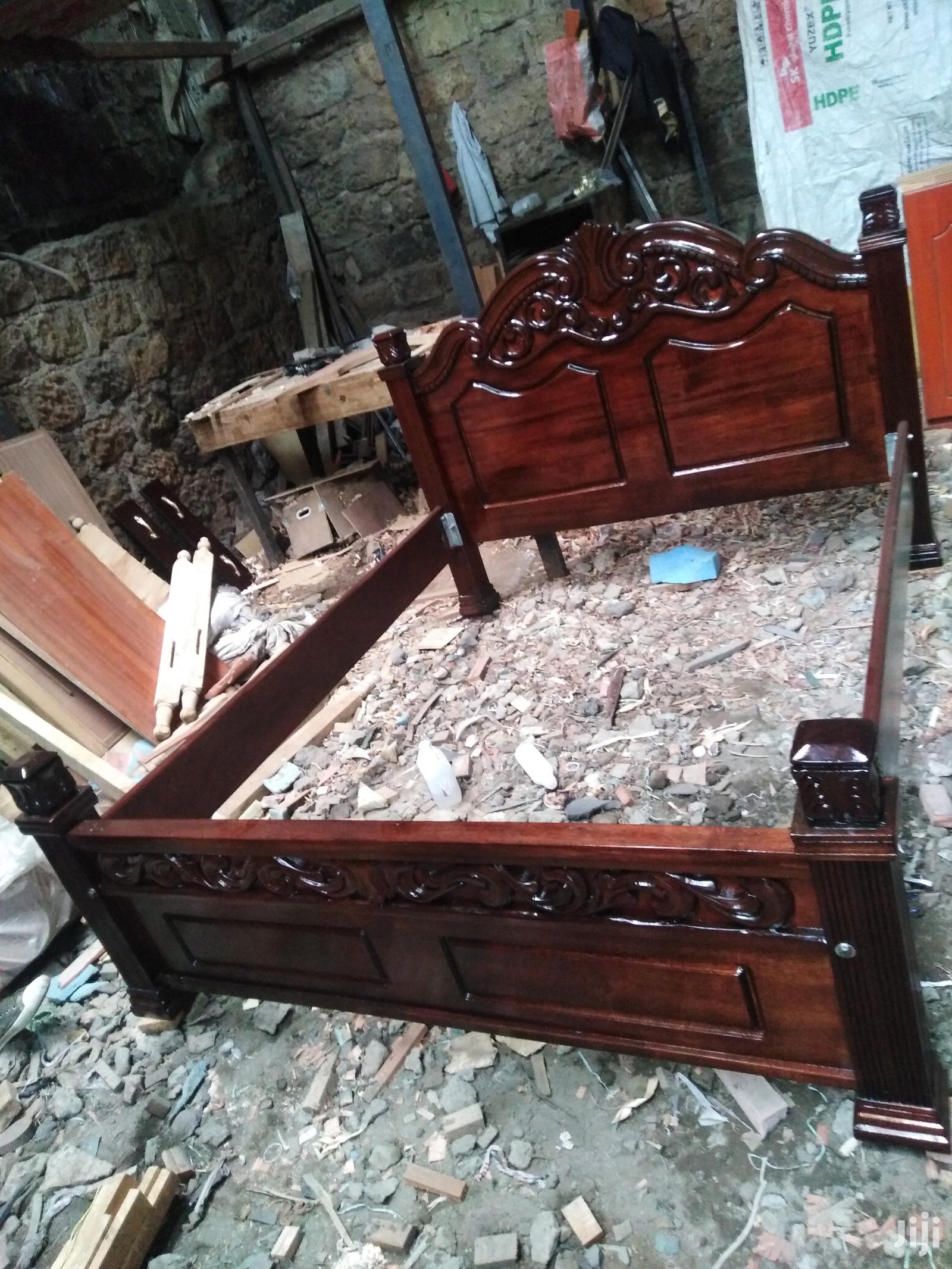 Mahogany Bed 5x6fts Solidpremium Executive Bed in Nairobi Central