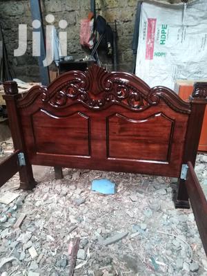 Mahogany Bed 5x6fts Solid-Premium Executive Bed