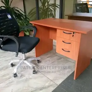 1.2 Mtrs Office Desk Plus Improved Low Back Recliner Chair