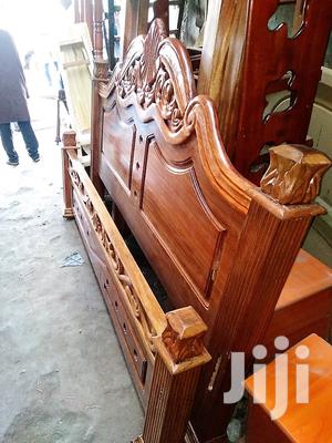 Mahogany Bed 5x6fts Solid-Premium Executive Bed