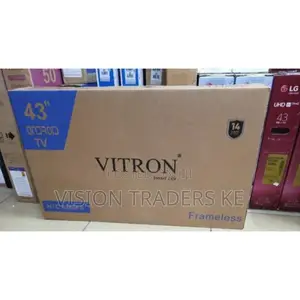 Vitron 43 Inches Smart Android Framless Vitron Tv Full Hd.