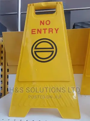 No Entry Caution Sign