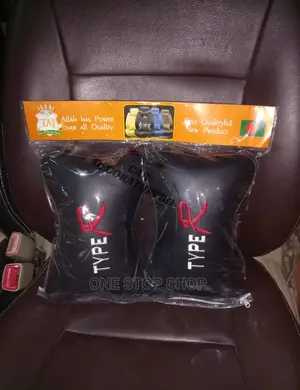 Type R Leather Seat Headrest Pillows