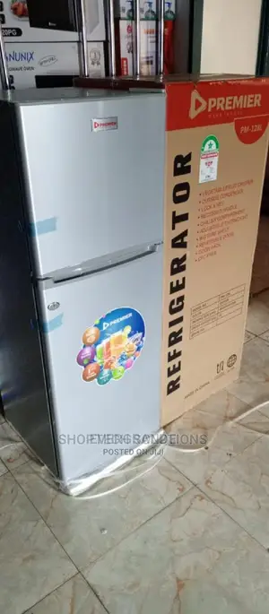"128 Litres Premier Double Door Refrigerator.
