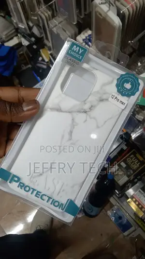 White Marble iPhone 12 Pro Max Clip Case