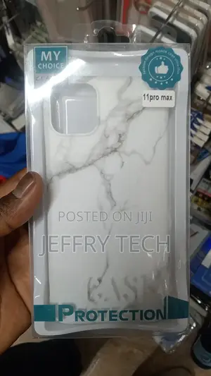 White Marble iPhone 11 Pro Max Clip Case