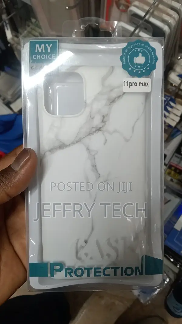 White Marble iPhone 11 Pro Max Clip Case