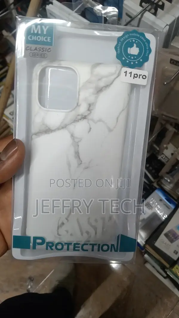 White Marble iPhone 11 Pro Clip Case