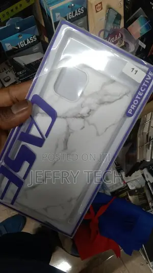 White Marble iPhone 11 Clip Case