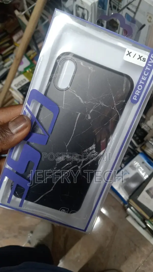 Black Marble iPhone X Next Case Skin