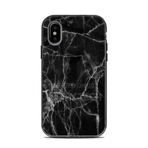 Black Marble iPhone X Next Case Skin