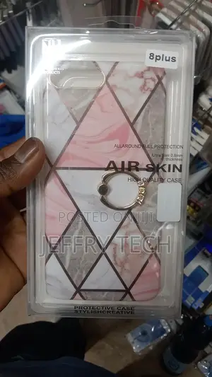 White Marble Ring iPhone 8 Plus Next Case Skin