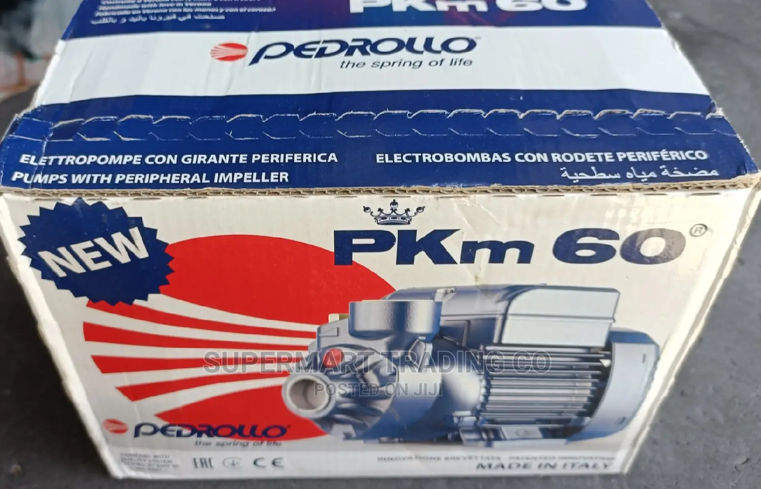 PEDROLLO Water Pump 0.5hp