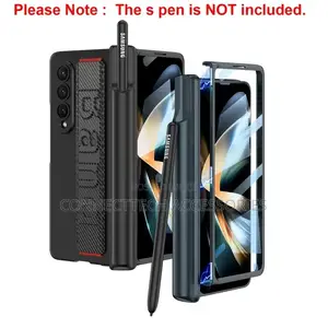 Samsung Galaxy Z Fold 4 Case Luxury Wristband Pen Holder