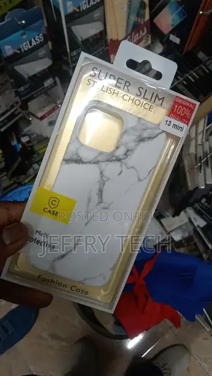 Satin White - Marble iPhone 13 Mini Case