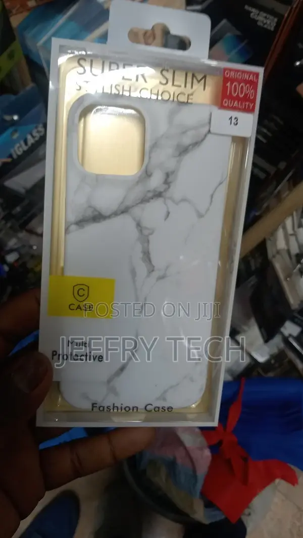 White Marble iPhone 13 Case